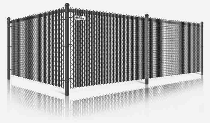 Chain Link Semi-Privacy Fencing in Salt Lake City Utah