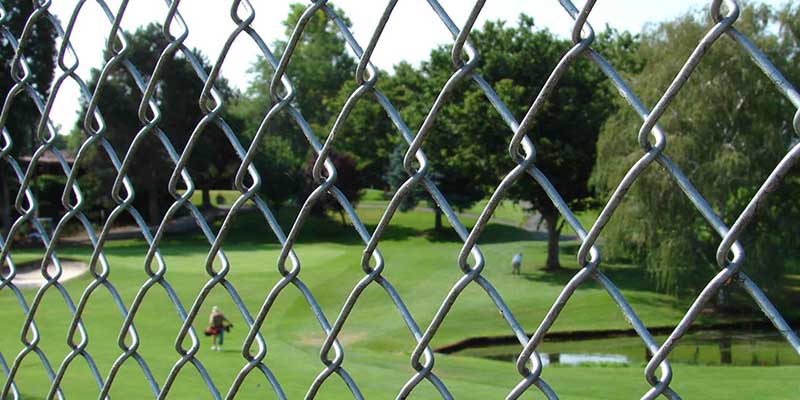 Galvanized residential Chain Link fence contractor in Salt Lake City, Utah