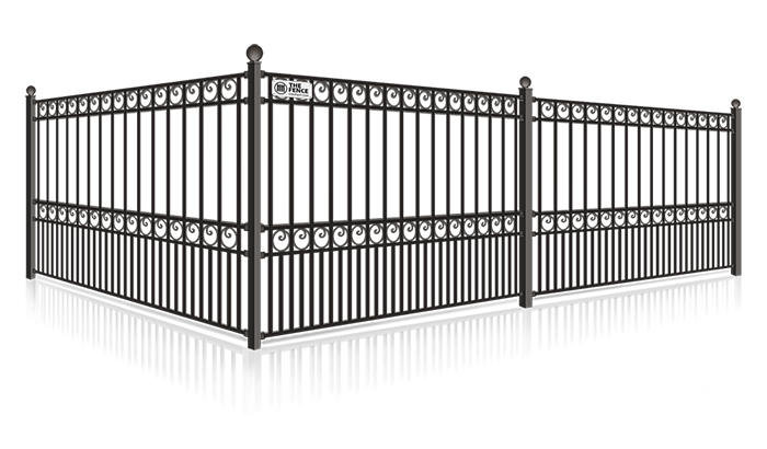 Wrought Iron fence installation for the Salt Lake City area.